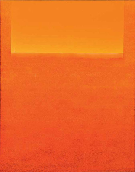 Rupprecht Geiger, 429/65, 1965, Öl auf Leinwand, 220 x 176 cm ©VG Bild-Kunst, Bonn