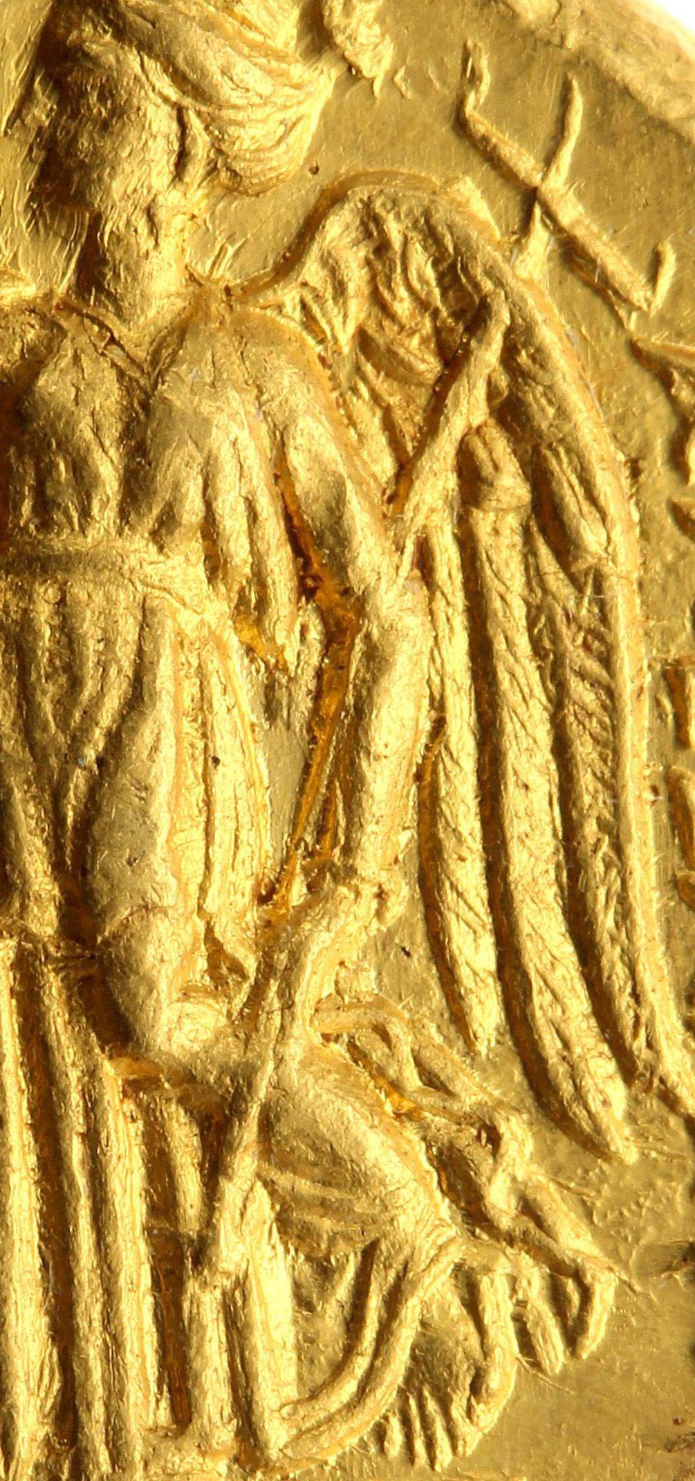 Ein Goldstater des Seleukos - Geflügelte Siegesgöttin Nike ©Bundesbank