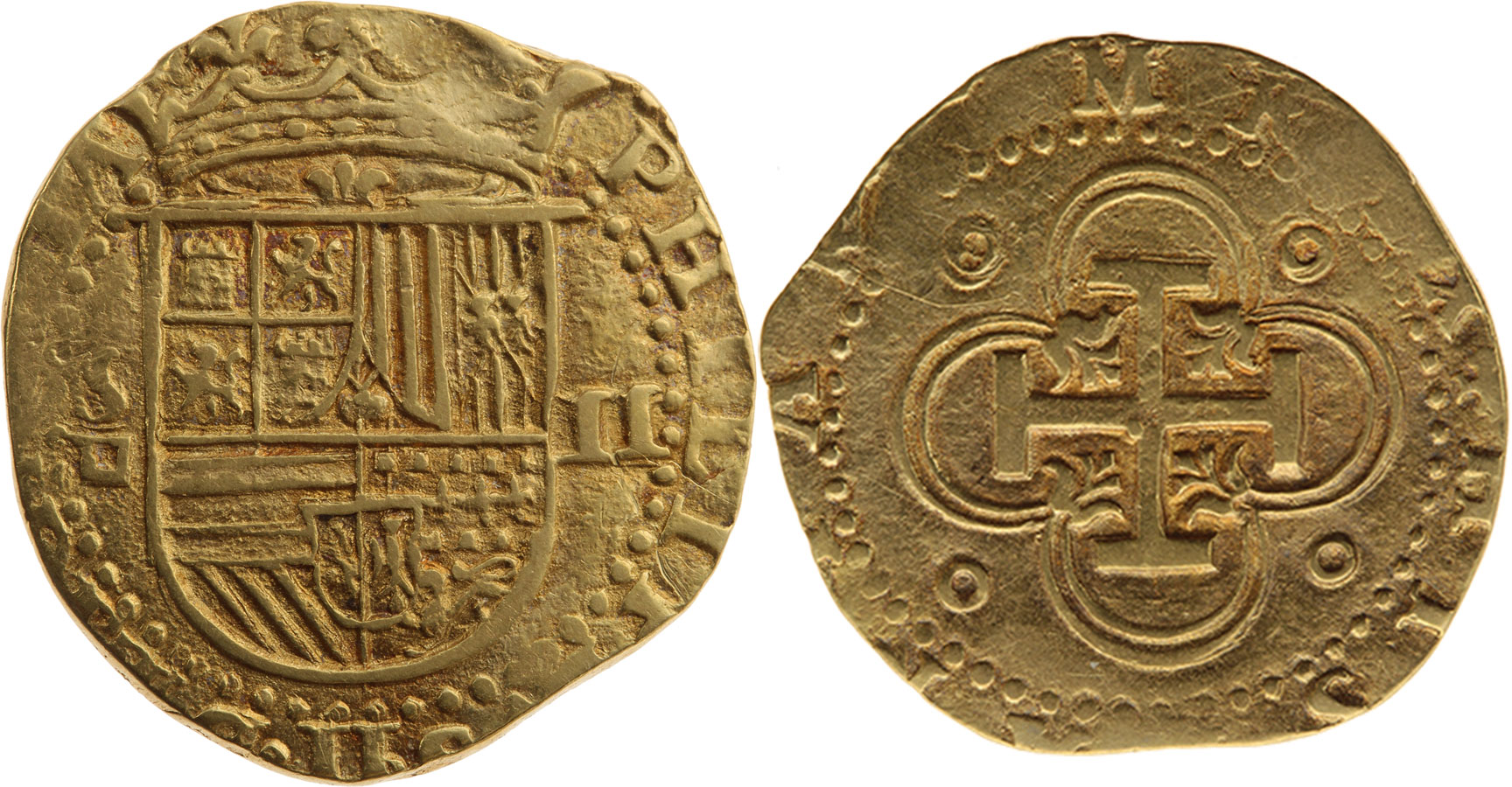 Frederick II of Prussia’s Friedrich d’or - Kingdom of Spain, Philip II 2 escudos (doubloon), n. d. (1556–1598) ©Bundesbank