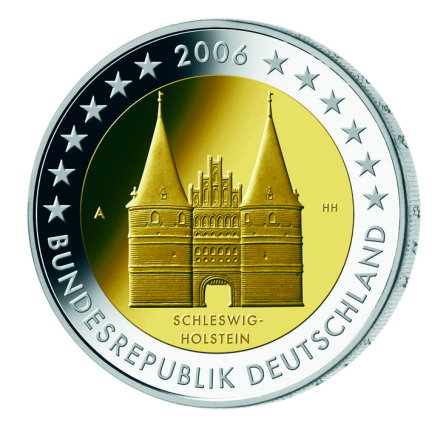 German 2 Euro commemorative coin "Schleswig Holstein"