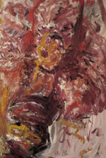 Hartwig Ebersbach, Blumen für Ensor, 1988, Öl auf Hartfaser ©VG Bild-Kunst, Bonn