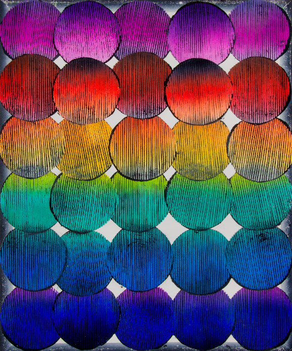 Jens Schubert, Formosus, 2014, Linoldruck auf Papier, Unikat ©Galerie Rupert Pfab, Düsseldorf