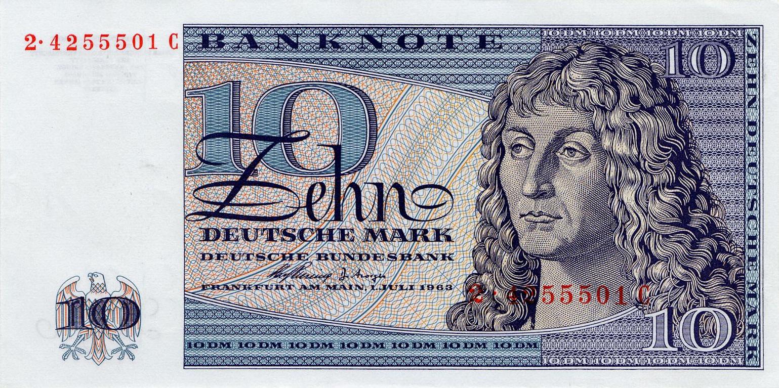 10 Deutsche Mark - Vorderseite