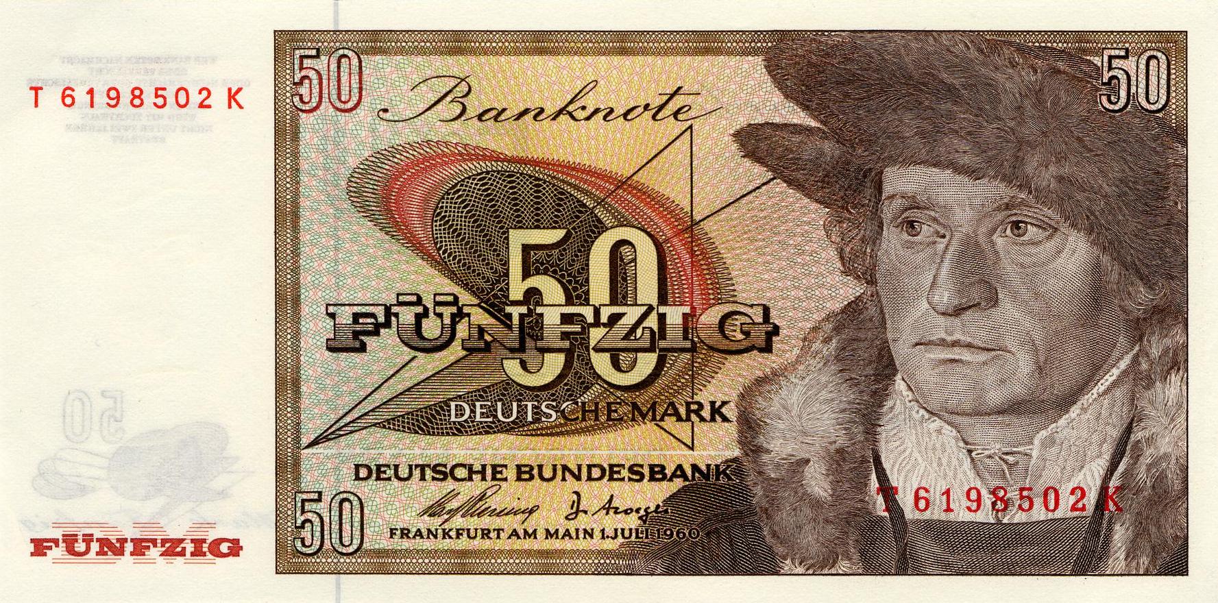 50 Deutsche Mark - Vorderseite
