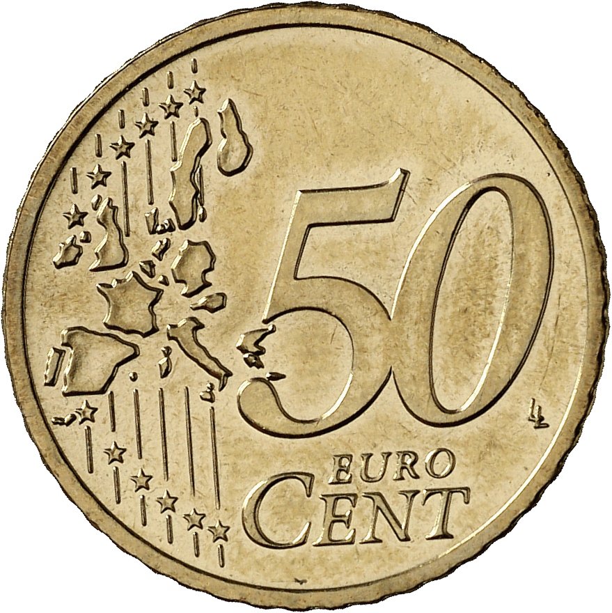 50-Cent Münze bis 2006