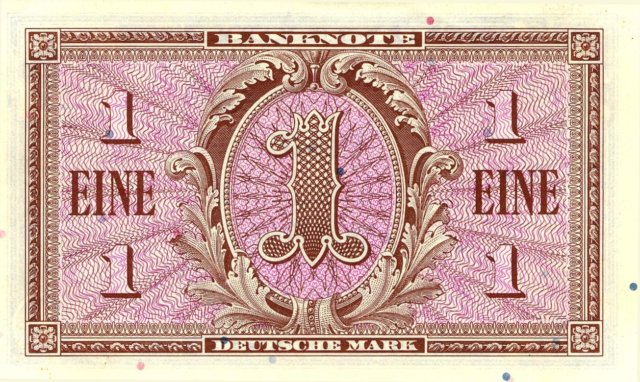 1 Deutsche Mark (1948) - Rückseite