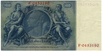100 Reichsmark - 1935 - Rückseite