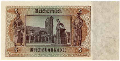 5 Reichsmark - 1936 - Rückseite