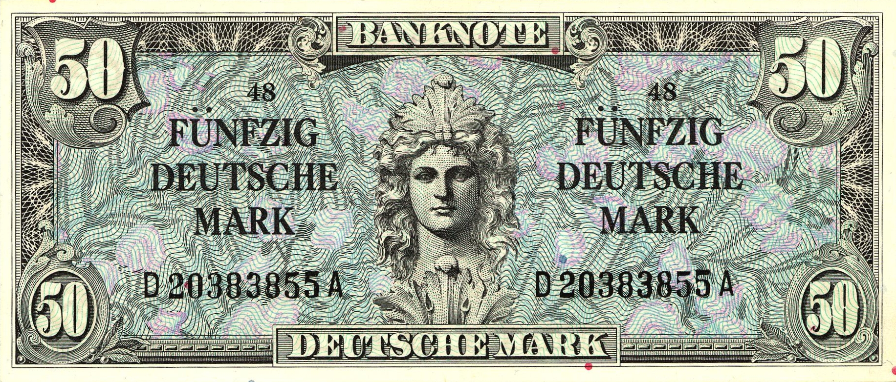 50 Deutsche Mark (1948) - Vorderseite