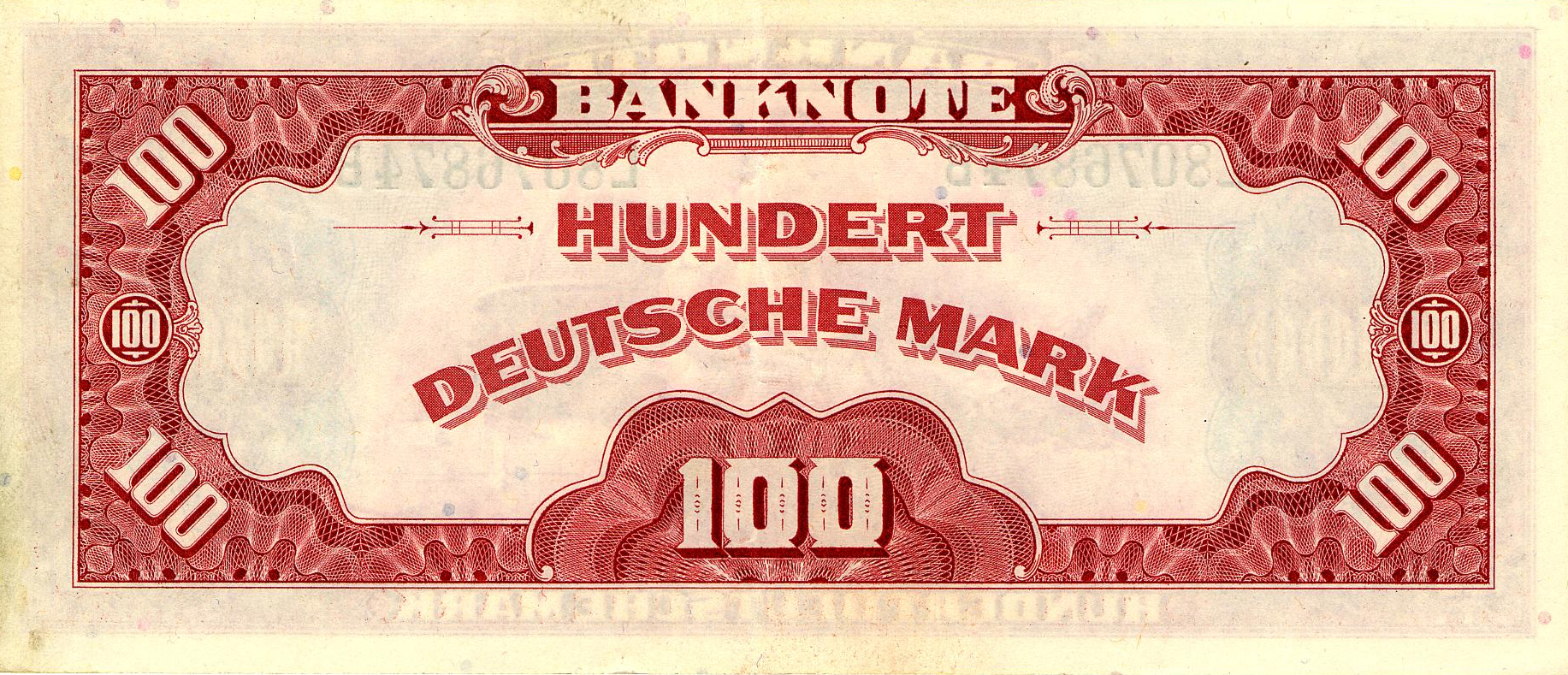 100 Deutsche Mark (1948) - Rückseite