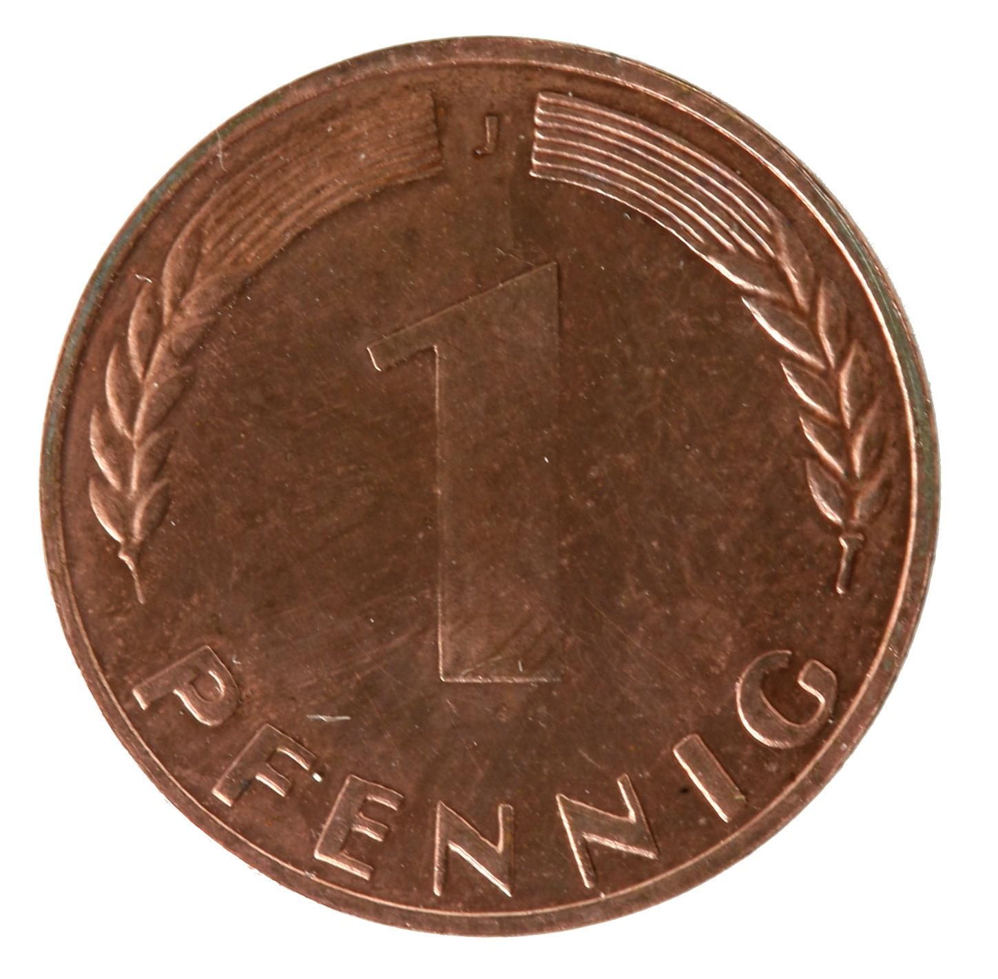 1-Pfennig Münze (1948) Vorderseite