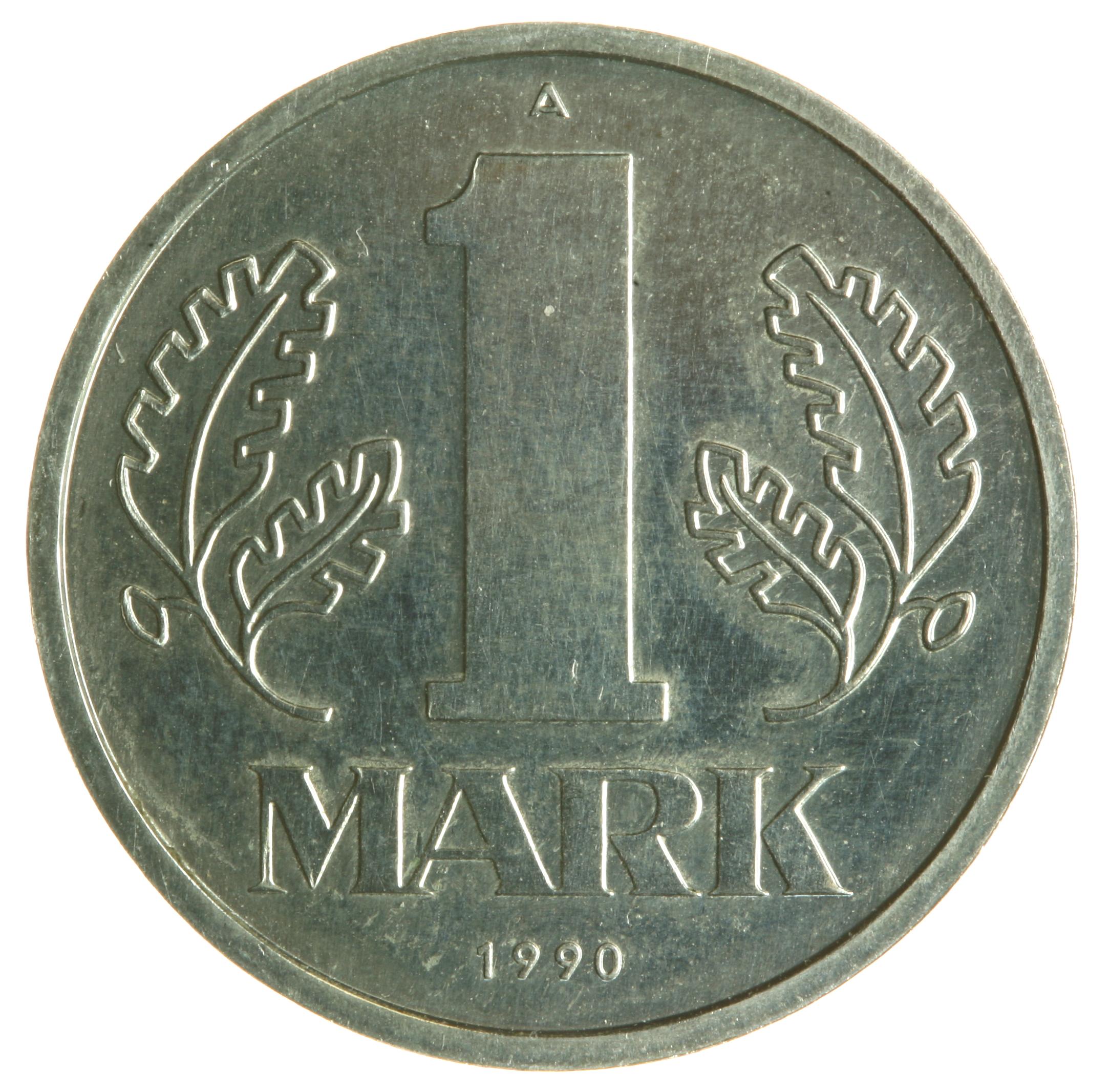 1-Mark Münze Vorderseite