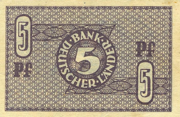 5 Pfennig (1948) - reverse