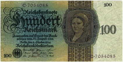 100 Reichsmark - 1924 - obverse