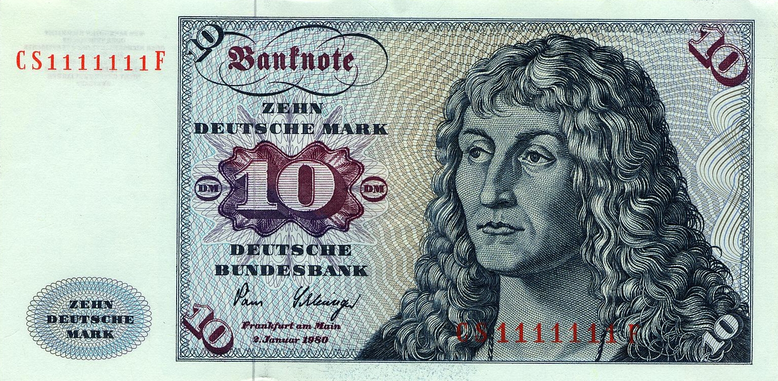 10 Deutsche Mark (1980) - obverse