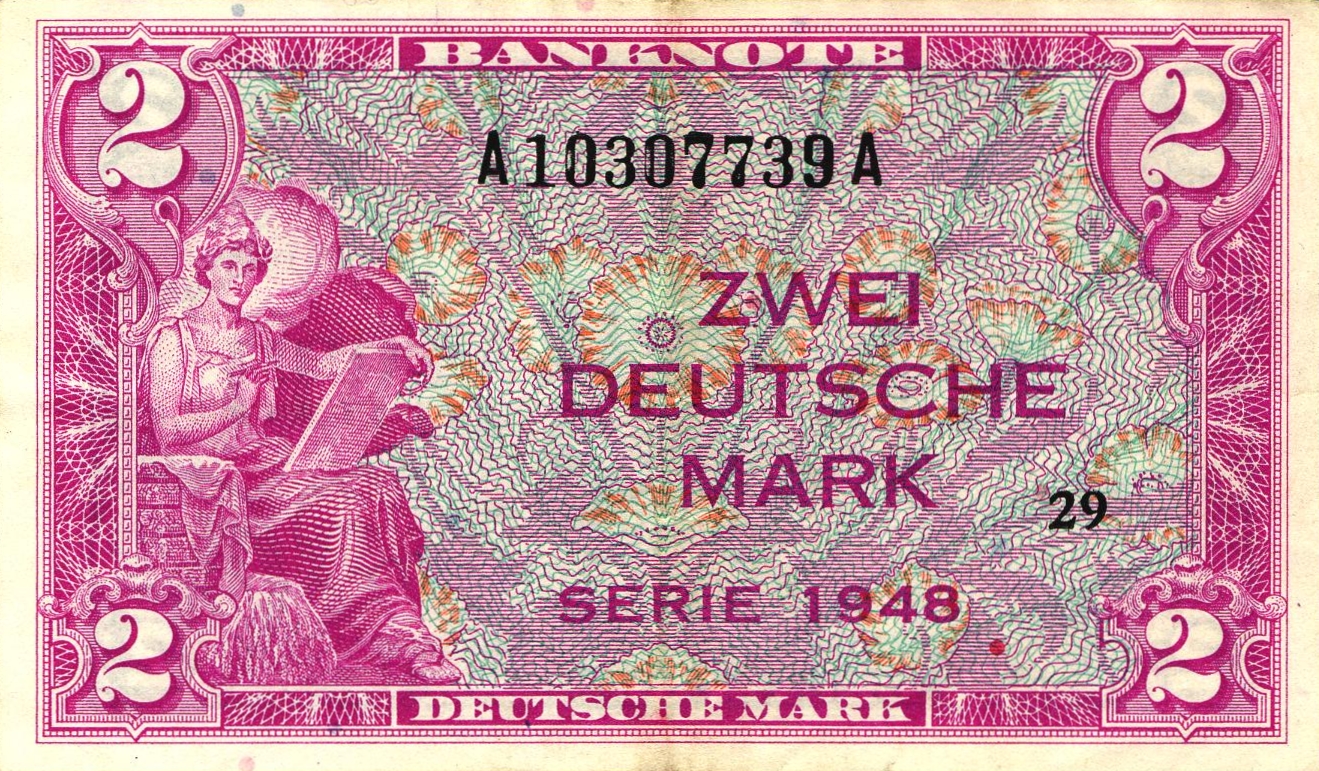 2 Deutsche Mark (1948) - obverse
