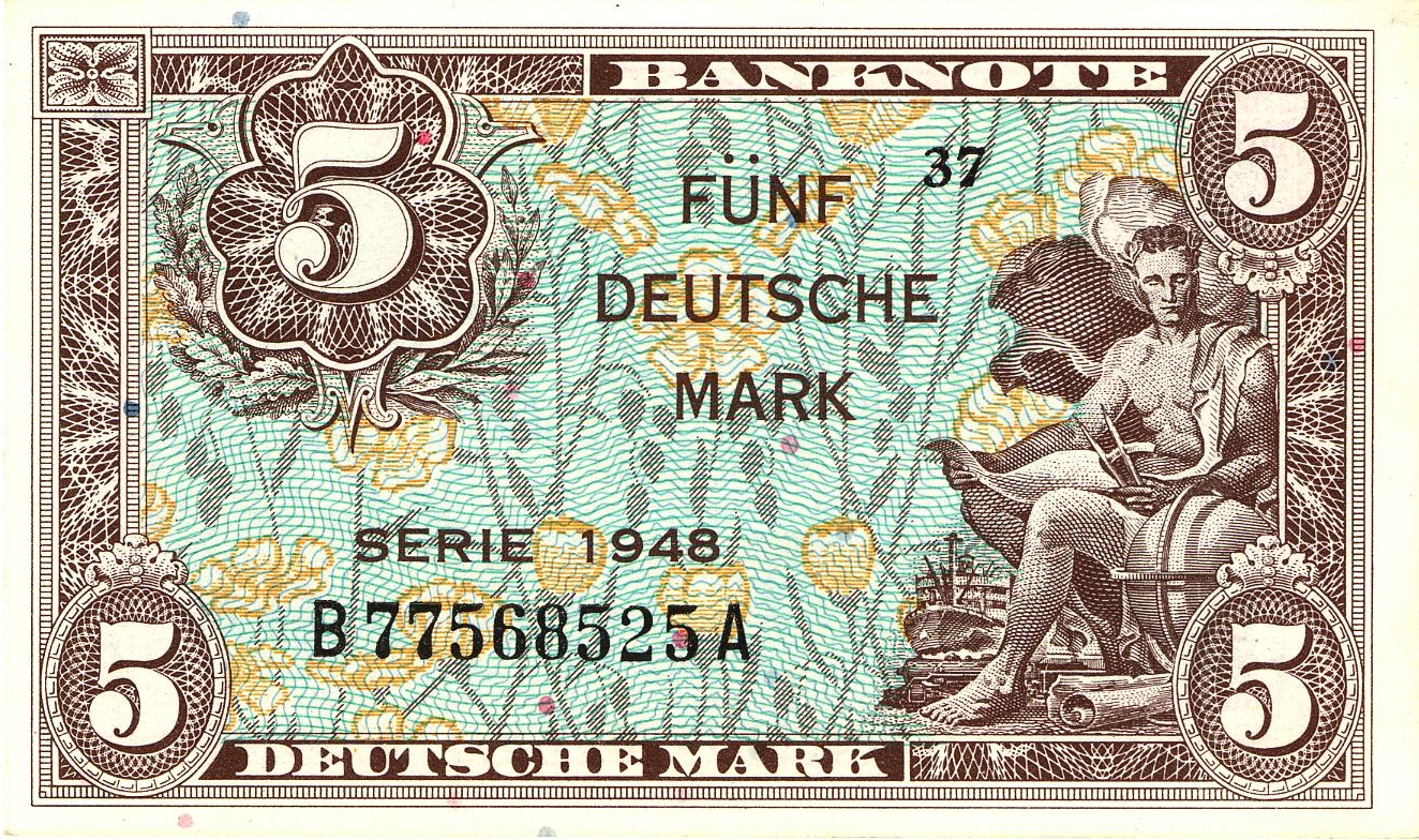 5 Deutsche Mark (1948) - obverse