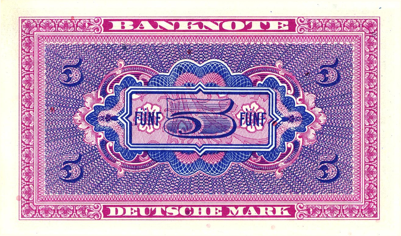 5 Deutsche Mark (1948) - reverse