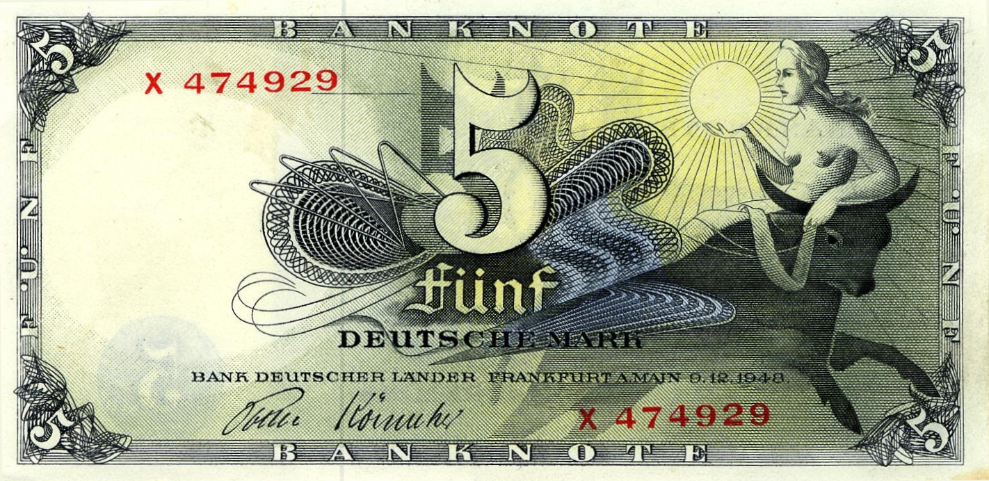 5 Deutsche Mark (1948) - obverse