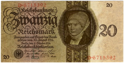 20 Reichsmark - 1924 - obverse