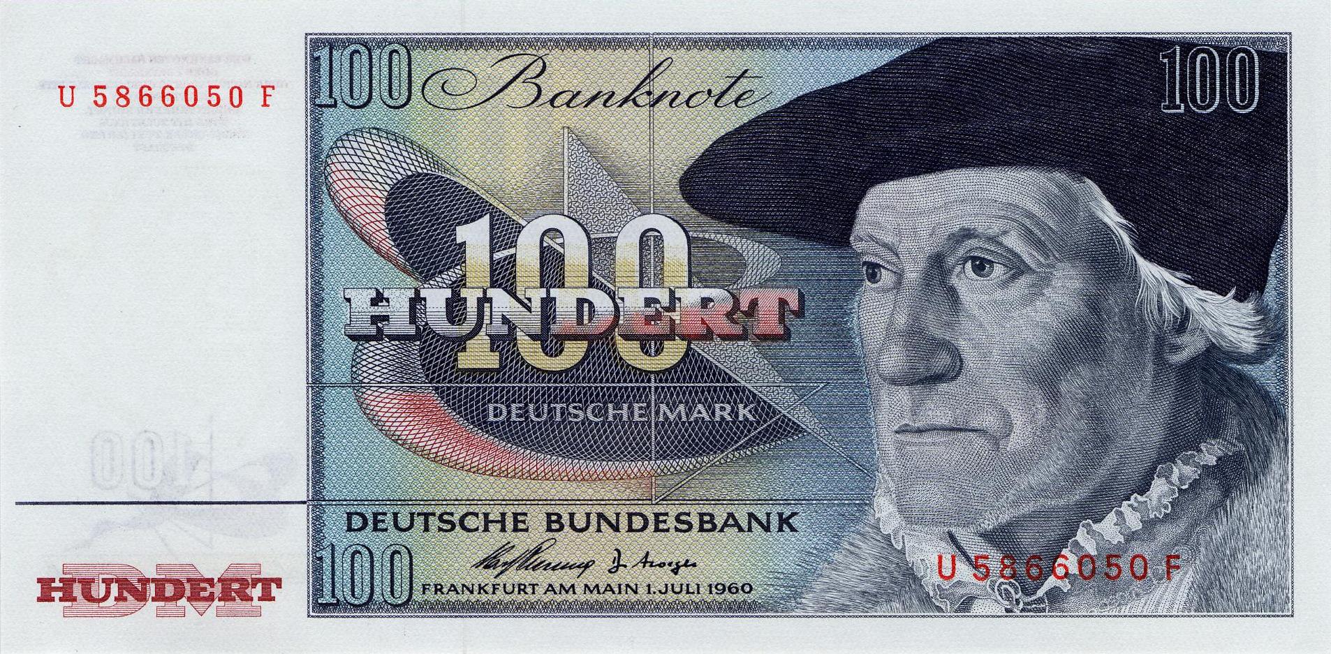 100 Deutsche Mark - obverse