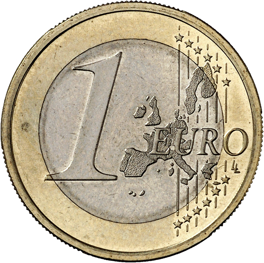 1 euro coin up to the end of 2006