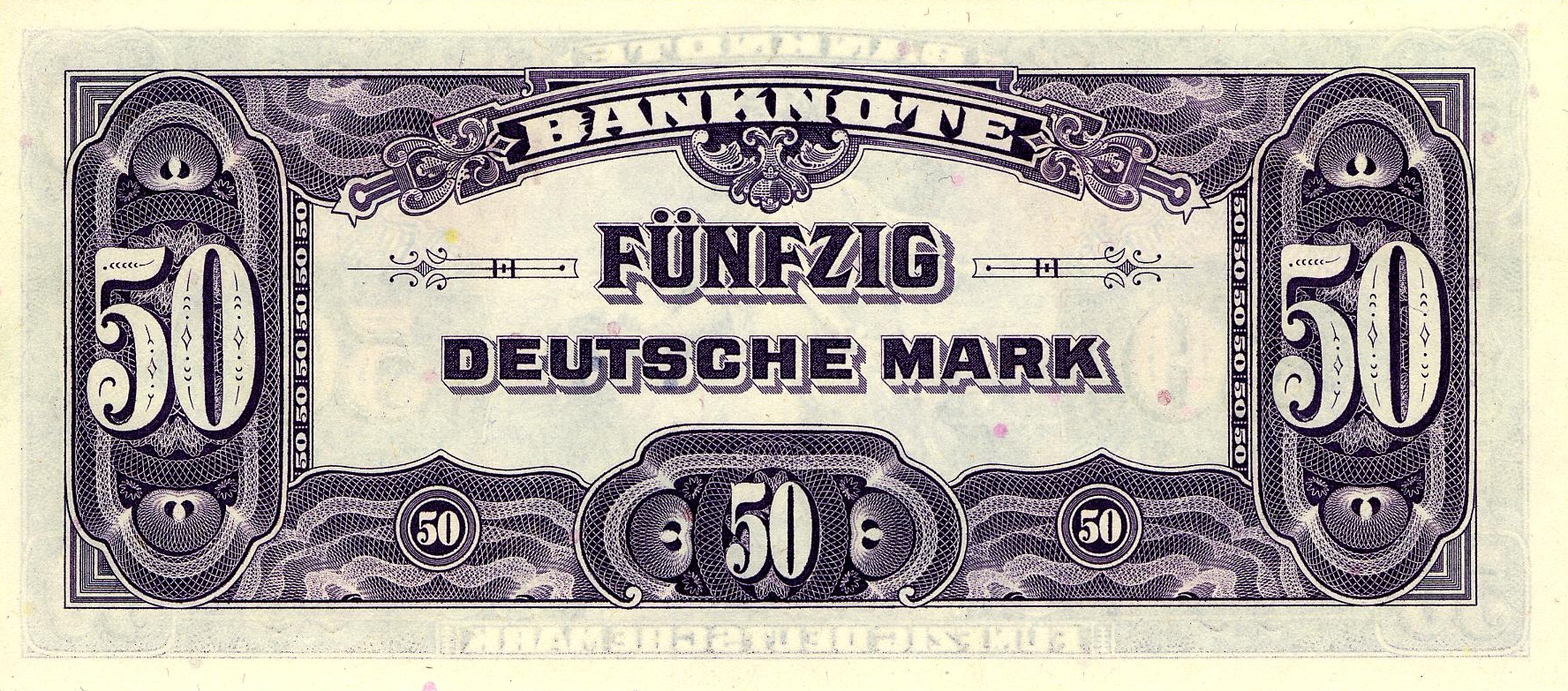 50 Deutsche Mark (1948) - reverse