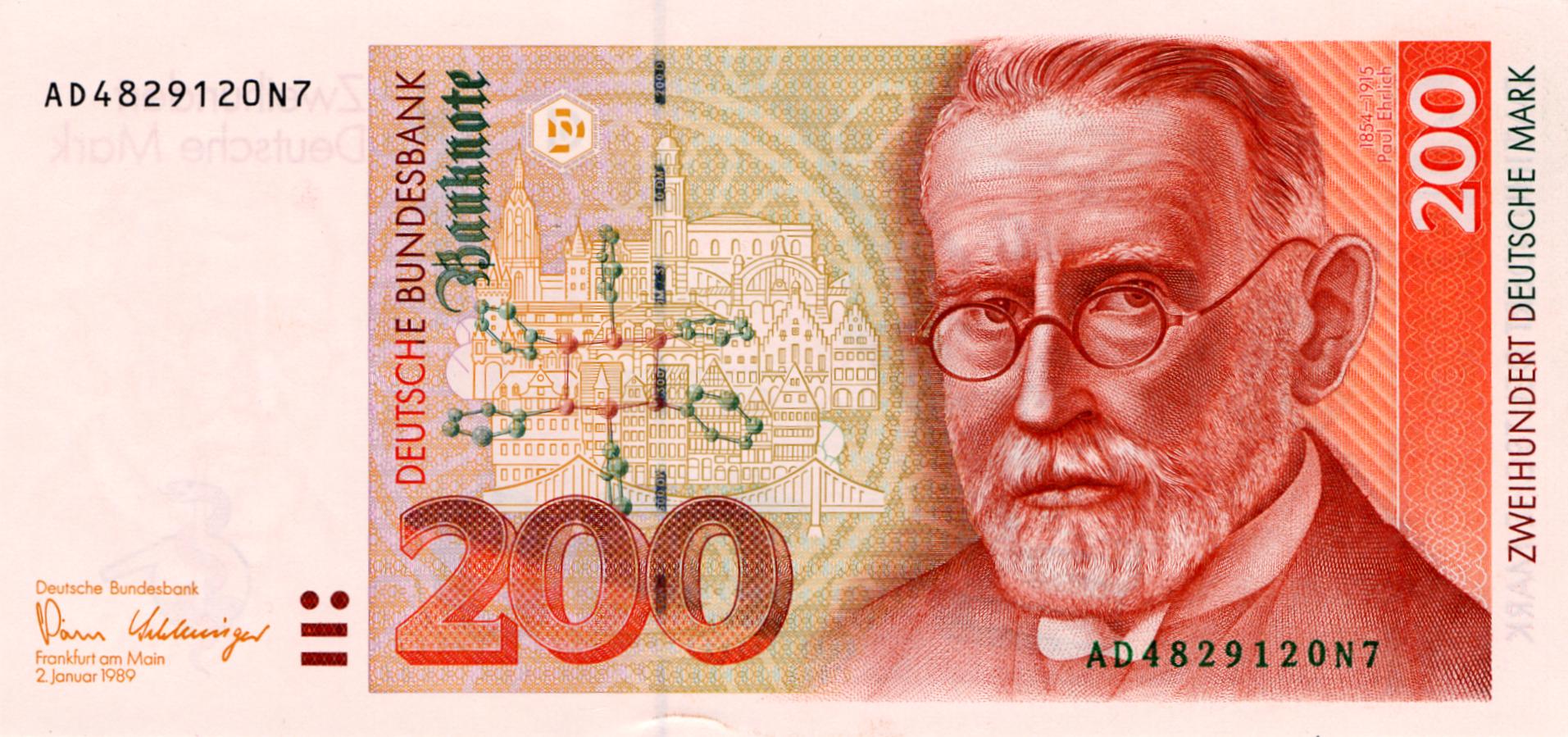 200 Deutsche Mark (1989) - obverse