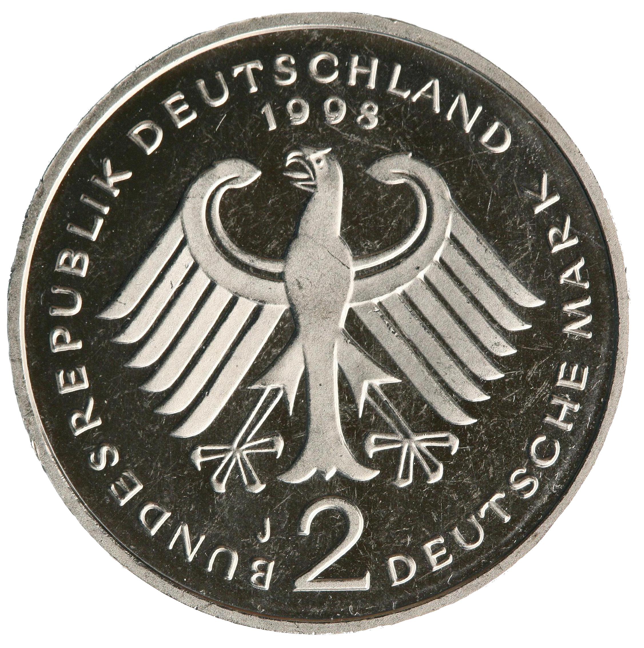 2-DM coin Erhard - reverse