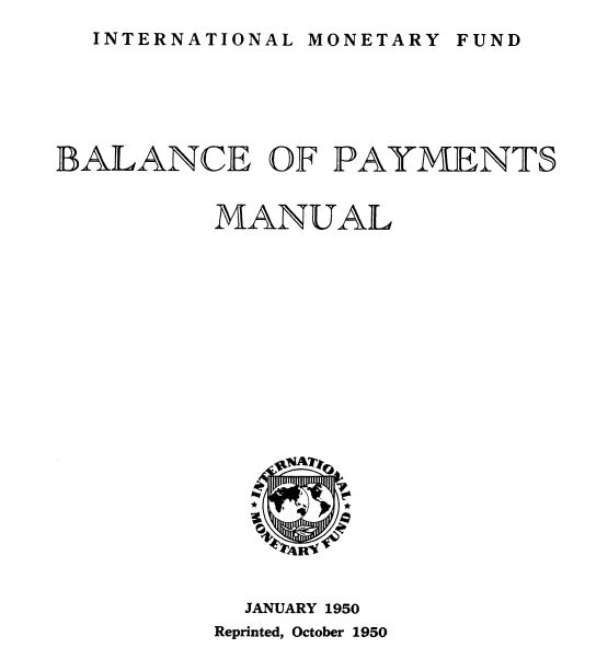 Balance of Payments Manual 1950