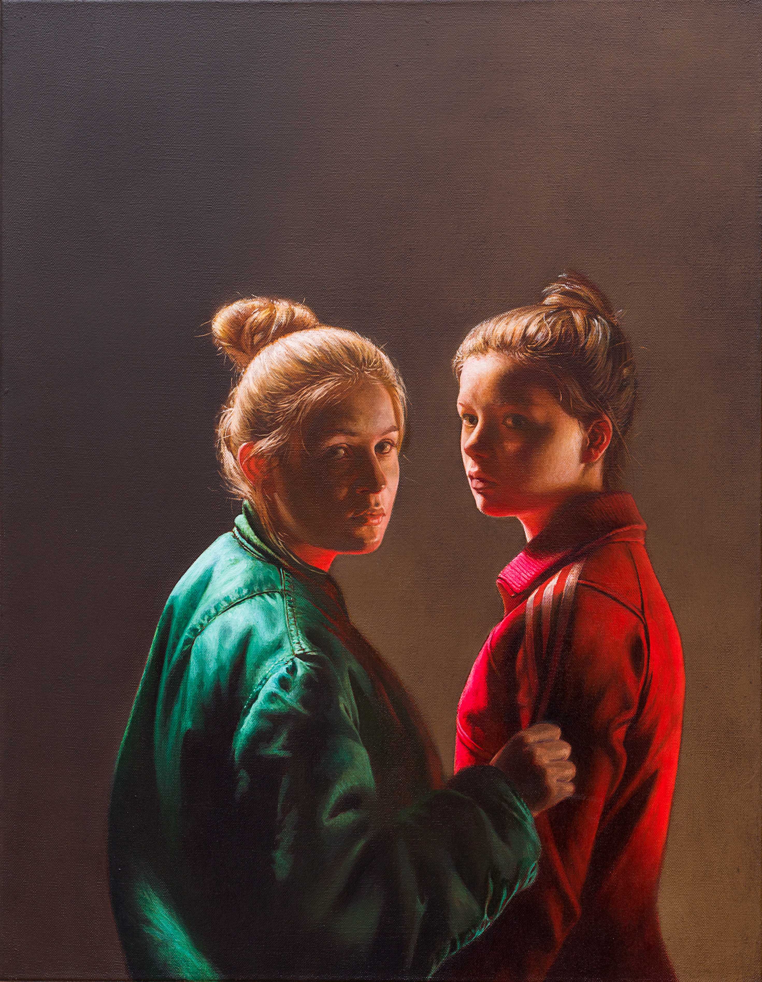 Hans Aichinger, Unruhe, 2016, Öl auf Leinwand, 90 x 70 cm ©Hans Aichinger / Galerie Reiter, 2018 Foto Galerie Reiter