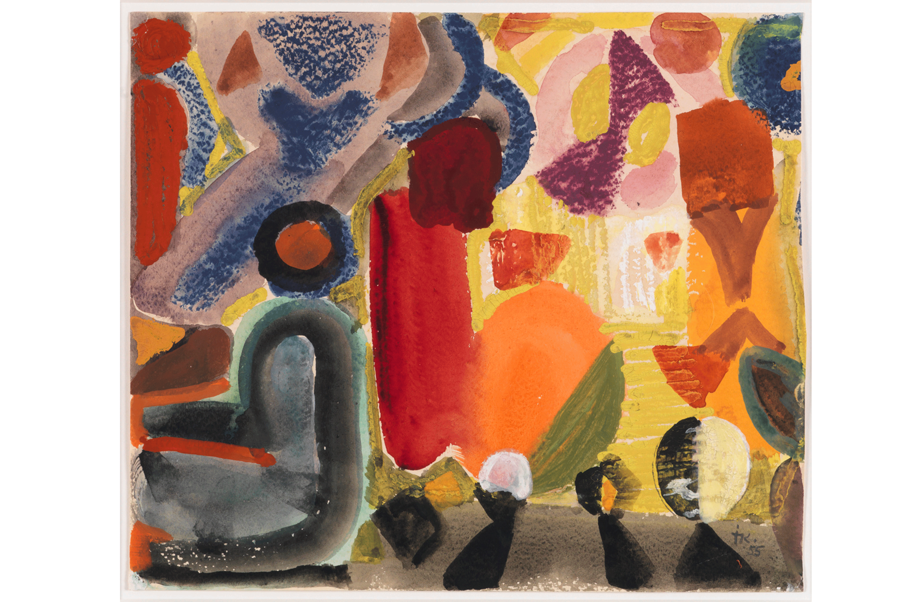 Ida Kerkovius, Komposition, 1955 ©Familienarchiv Kerkovius, Wendelstein 2022, Foto: Wolfgang Günzel