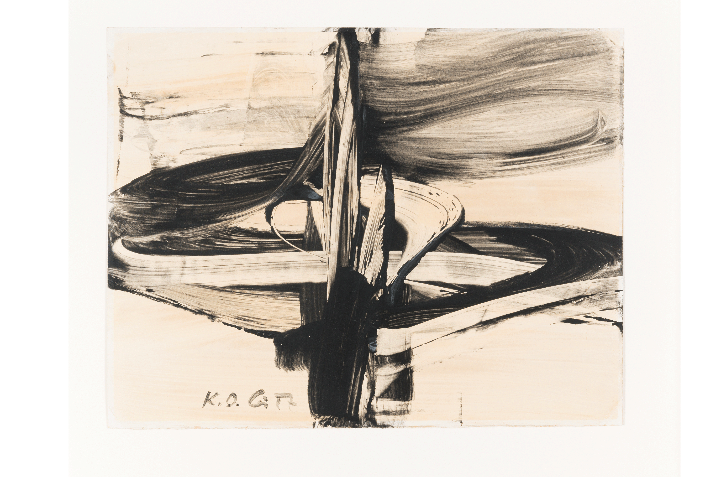 Karl-Otto Götz, Impression I, 1957 ©VG Bild-Kunst, Bonn 2024, Foto: Wolfgang Günzel