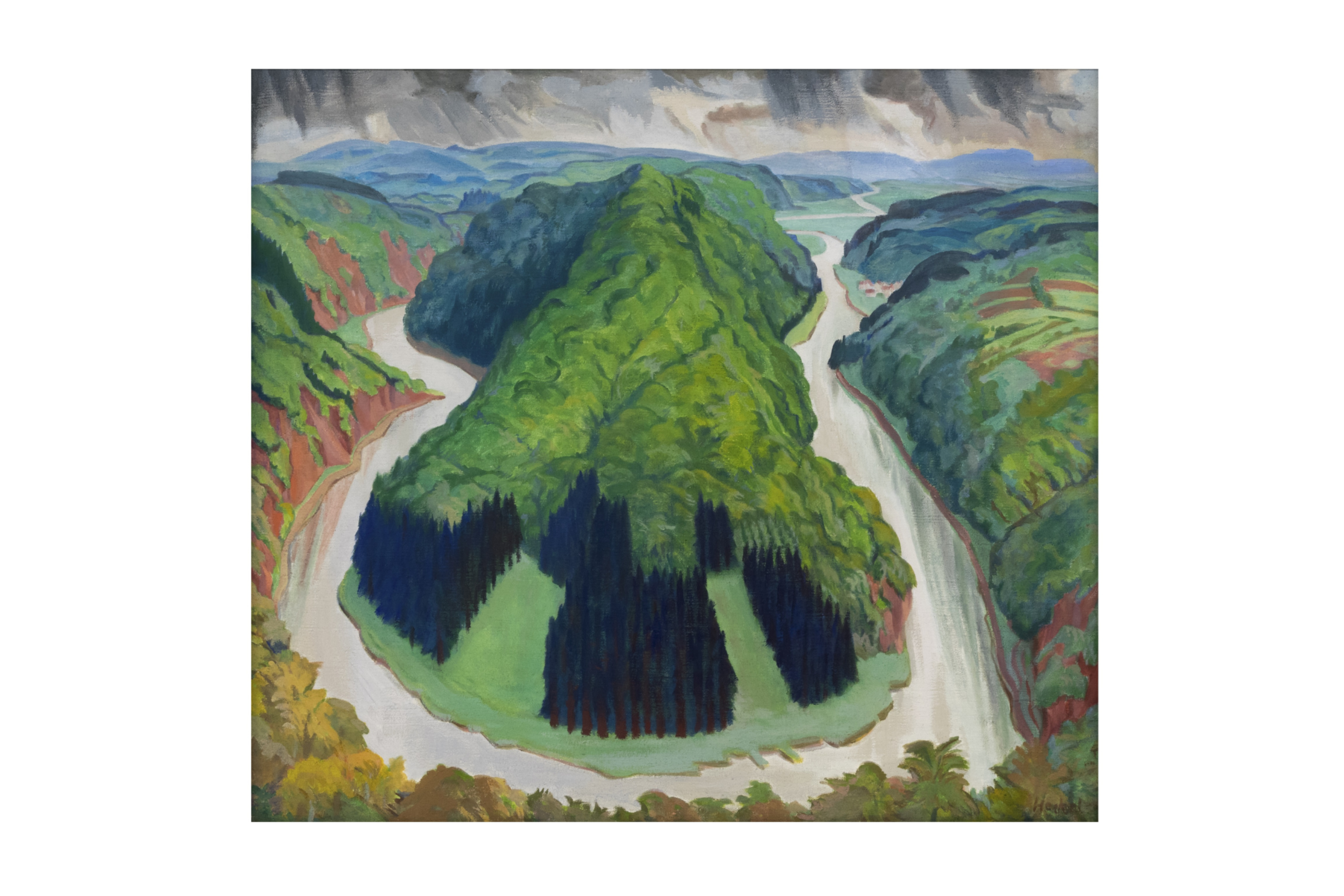 Erich Heckel, Saarschleife, 1946 ©Niels Thies