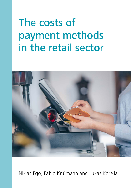 The costs of payment methods in the retail sector